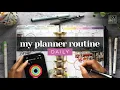 MY DAILY PLANNER ROUTINE Planning My Day in a Discbound Half Letter Planner