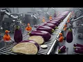 Inside a Modern Eggplant Pickle Factory From Fresh Eggplants to Jarred Pickles The Whole Process
