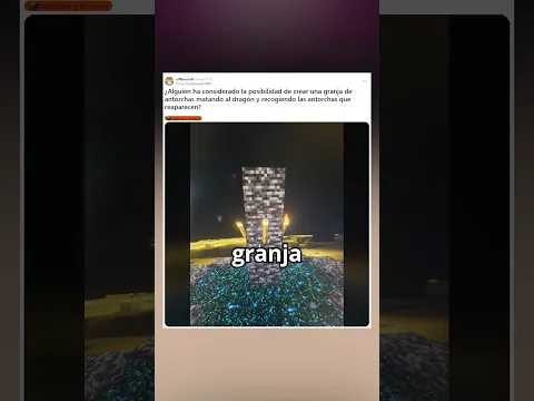 GRANJA DE ANTORCHAS EN MINECRAFT