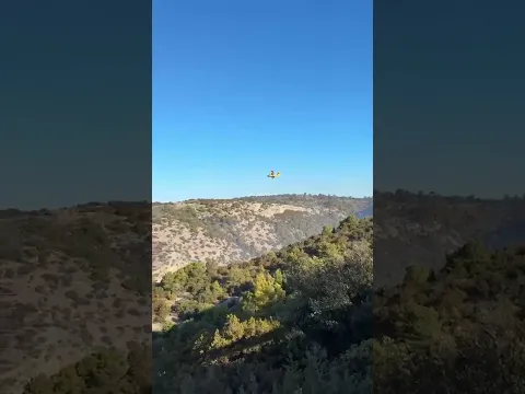SPEKTAKULARNE SCENE! Kanaderi Gase Požar na Braču!