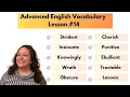 14 Advanced Vocabulary