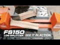 FS150 20-Ton Log Splitter in Action Wood-Mizer