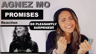 First time reacting to AGNEZ MO - PROMISES | REACTION!!