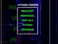 What are tokens Various Types of Tokens in Python Language