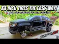 Chevy Colorado ZR2 Level Kit for UNDER 50 EASILY fit 33 inch TIRES