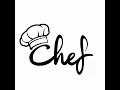 menggambar logo chef