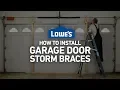 How To Install Garage Door Storm Braces Severe Weather Guide