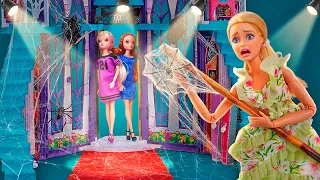 Barbie organiza un desfile de moda en un castillo viejo