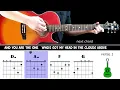 MY FAVOURITE WASTE OF TIME - Owen Paul - Guitar play along on acoustic guitar (with chords & lyrics)