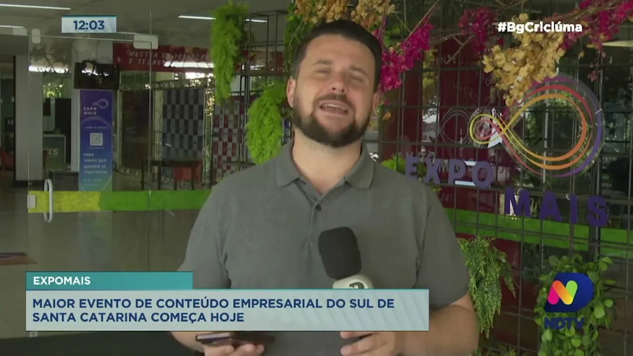 ExpoMais, o maior evento de conteúdo empresarial do Sul de Santa Catarina começa nesta quarta (9)