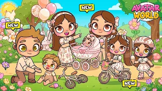 PRIMER PASEO FAMILIAR con MI NUEVA BEBE 👶🍦☀️ Antes de la Vuelta a Clases 📚 en Avatar World