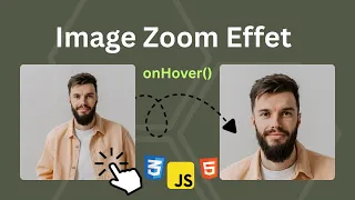 Image Zoom Effect with JavaScript HTML CSS JS Project Tutorial