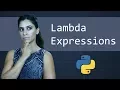 Lambda Expressions Anonymous Functions Python Tutorial Learn Python Programming