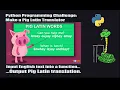Python Programming Challenge - Making a Pig Latin Translator