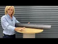 How to Wrap a Round Table Top Vinyl Wrap Tutorial