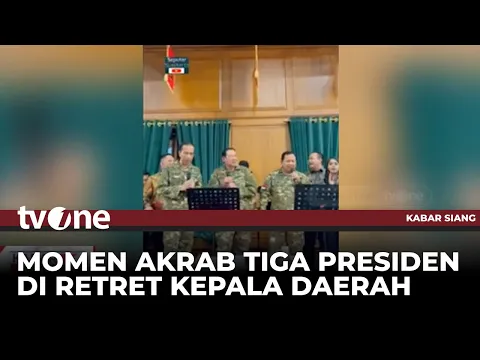 Prabowo, Jokowi, dan SBY Nyanyi Bareng di Akmil
