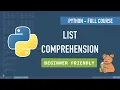 List Comprehensions Python Full Course Part 10 Pooky Codes