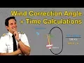 WIND CORRECTION ANGLE Time calculations in Holding Part 3 EXPLAINED by CAPTAIN JOE