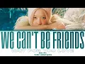 Download Lagu ROSÉ 'We can't be friends (Wait for you love) (Color coded lyrics) | AI COVER