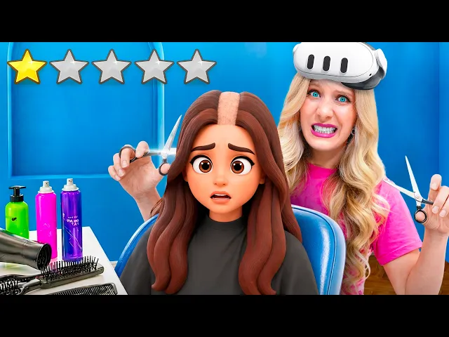 Video: I Gave The FUNNIEST Haircuts in VR