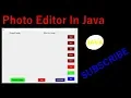 Photo Editor in Java