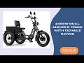 2400W Dual Motor E-Trike with 130 Mile Range Tour Fat Tire Electric Tricycle