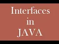 Interfaces in Java OOP KTU Syllabus