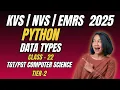 Class 22 Python Data Types Mutable vs Immutable NVS TGT PGT Computer Science
