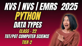 Class 22 Python Data Types Mutable vs Immutable NVS TGT PGT Computer Science