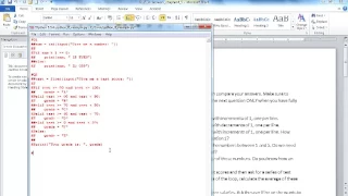python decisions and loops