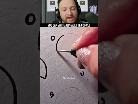 HOW TO THE CIRCLE ALPHABET 🤯