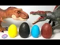 Download Lagu Hatch new Dinosaur Toys Eggs with Jurassic World Dinosaur Fun Video!