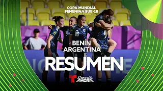 Benín vs. Argentina | Highlights Copa Mundial Sub-20 Femenina | Telemundo Deportes