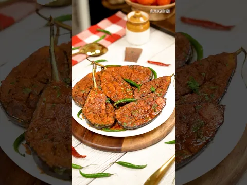 Jo Baingan nahi khate, woh bhi fan ban jayenge 😍 #bainganmasala #brinjal #recipe #favorite #foodie
