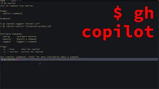 GitHub copilot extension to the gh CLI