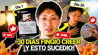 FINGIÓ SER CRISTIANO por 30 DÍAS y algo INESPERADO SUCEDIÓ! El CASO de BRIAN GUAN!