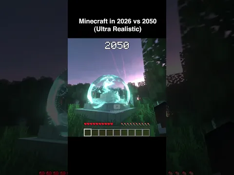 Minecraft in 2026 vs 2050 - Ultra Realistic #minecraft