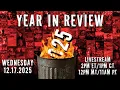 2025 Year in Review 2 PM EST 1 PM CST 12 PM MST 11 PST