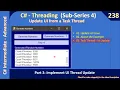 Thread UI Update Part 3 - Task Thread Updating Form UI C Advanced