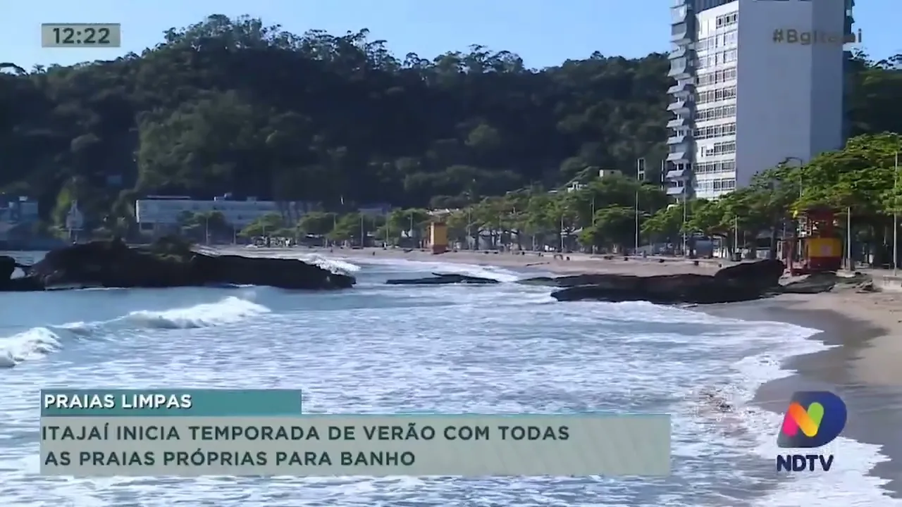 Itajaí inicia temporada de verão com todas as praias próprias para banho
