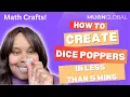 DIY Dice Poppers Math Lessons Just Got WAY More Fun