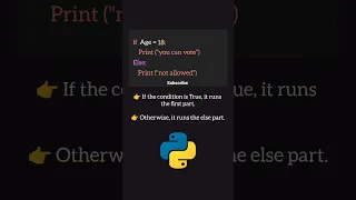 Python If Else Explained in 30 Seconds Python Tutorial for Beginners