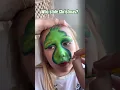 The grinch face painting