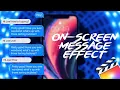 On Screen Message Effect Dialogue Creation Final Cut Pro X No Plugins Required