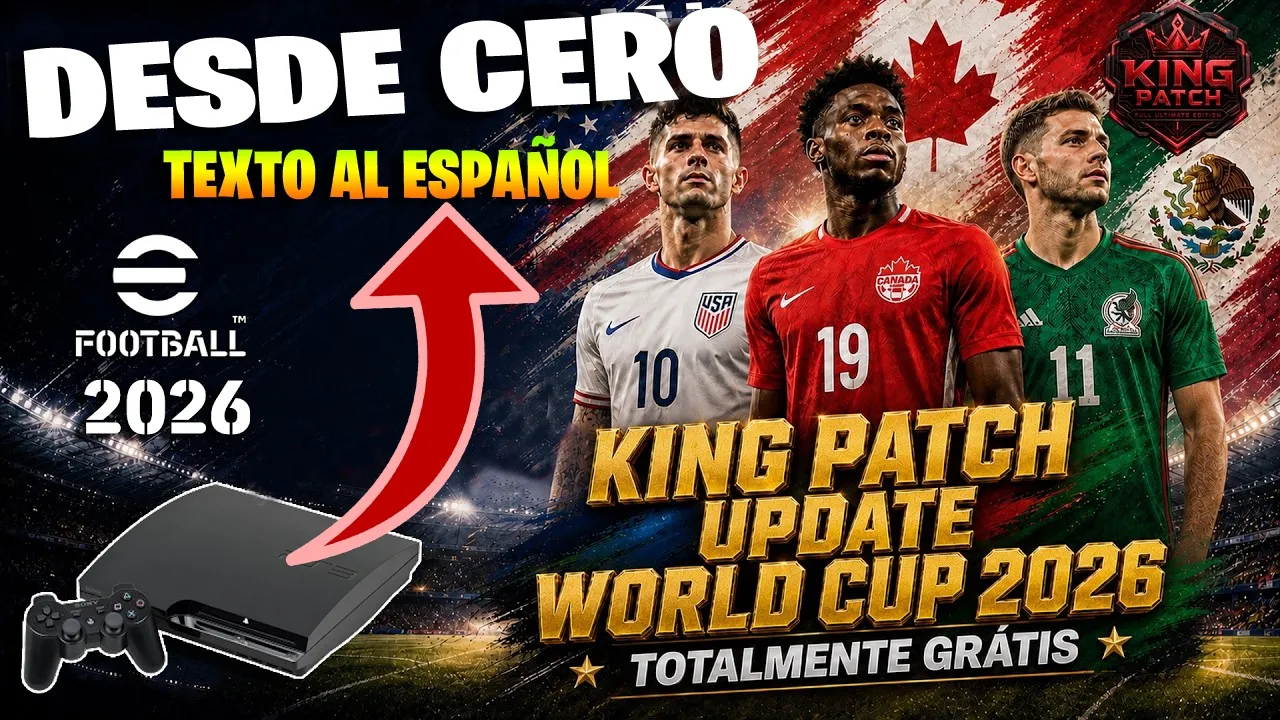 GUIA Cómo INSTALAR Desde CERO eFootball 2026 en PS3 KING PATCH ULTIMATE EDITION PS3