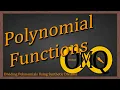 Polynomial Functions Medium - Synthetic Division