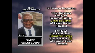 Lennox Rawlins Clarke Long Obituary