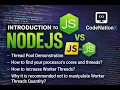 How Node js Uses CPU Cores Worker Threads Thread Pool Explained