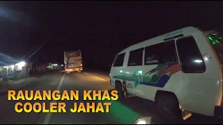 dengarkan suara raungan bus ini ngegas terus