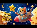 Download Lagu Captain Whiskers and the Mystery of the Moon Cheese 🌕🧀| CAT in Space | Funny Space Story for Kids